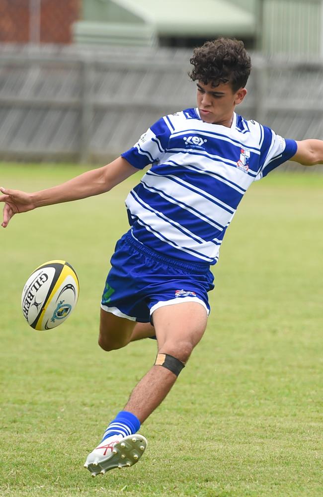 Rugby Union played at Ignatius Park College. Ignatius Park College v Townsville Grammar School. Marley Scarff