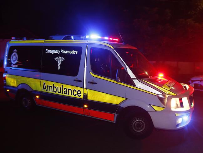 Emergency services pictured at a police shooting in Upper Mt Gravatt, Brisbane 5th of August 2020.  (Image/Josh Woning)