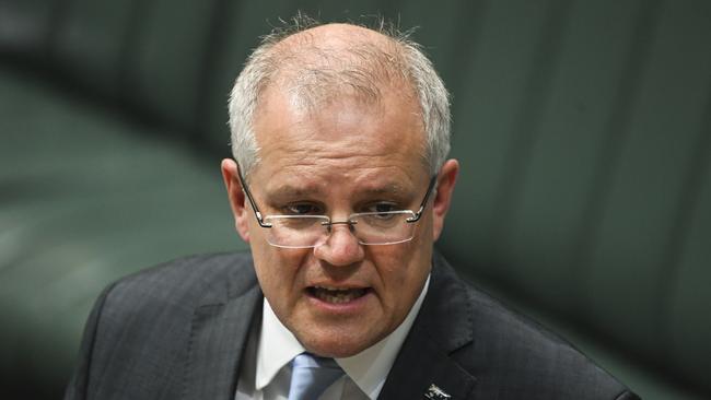 Australian Prime Minister Scott Morrison. Picture: AAP Image/Lukas Coch