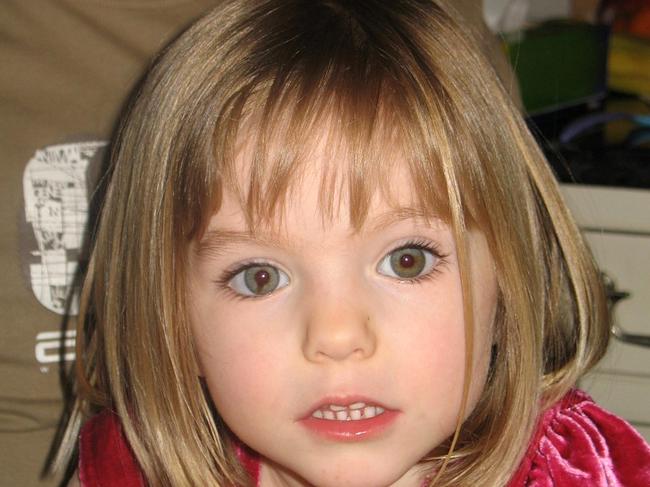 Despite years of searching, there has been no sign of little Maddie McCann. Picture: AFP