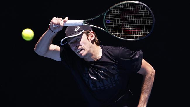 Alex de Minaur is on a collision course with top-10 star Casper Ruud, of Norway. Picture: Getty Images