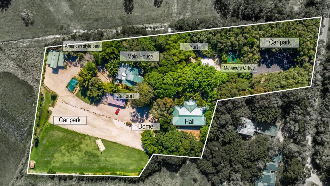 The landmark property at 46 Melaleuca Drive, Byron Bay. Source: realestate.com.au