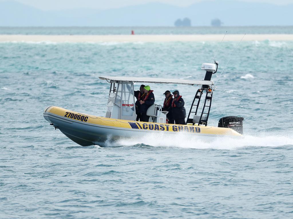 Emergency services searched for missing surf skier Jordan Kelly off North Stradbroke Island for days after he disappeared. Picture: Liam Kidston.