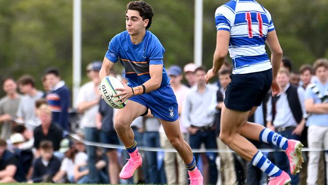 Will Bloxham. GPS First XV rugby between Churchie and Nudgee College. Saturday July 27, 2024. Picture, John Gass