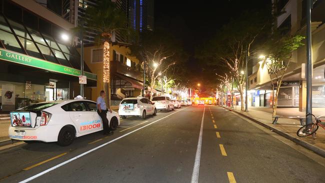 Commonwealth Games night life in Surfers Paradise. Picture Mike Batterham