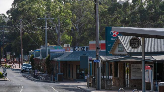 The tourist town Halls Gap has become a complete ghost town during the lockdown. Picture: Jason Edwards