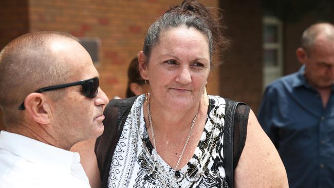 Danielle Easey's mother Jen outside Belmont Court. Picture: Peter Lorimer.