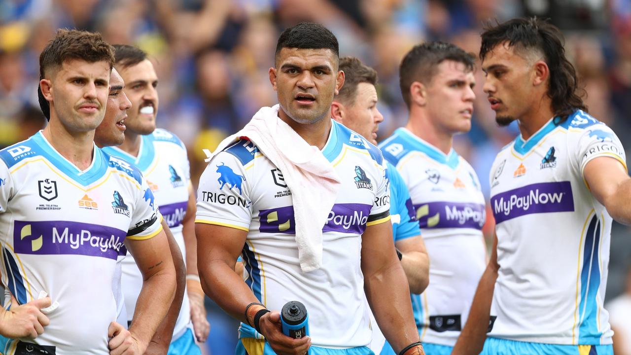 There was plenty of hype around the Titans in the pre-season, but the side is yet to deliver. Picture: Mark Metcalfe/Getty Images