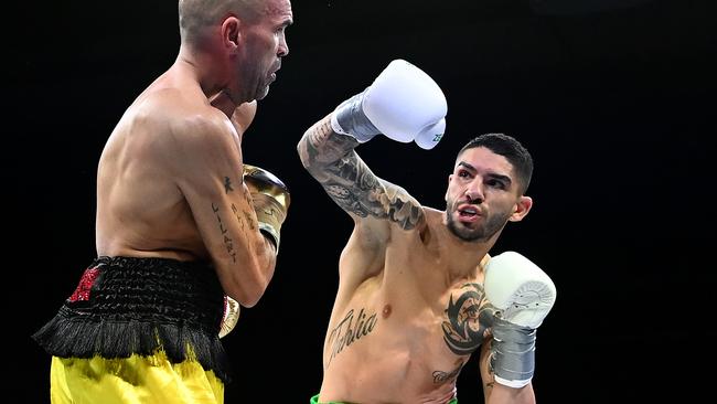 Michael Zerafa is firming as Tim Tszyu’s next opponent. Picture: Quinn Rooney/Getty Images