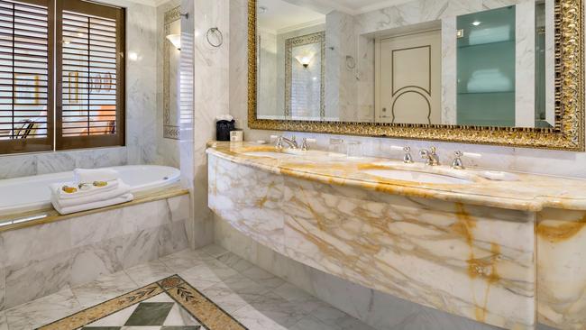 This penthouse in the former Palazzo Versace is for sale.