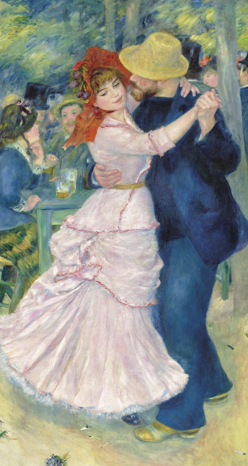 Pierre-Auguste Renoir’s Dance at Bougival (1883). Image courtesy of Museum of Fine Arts, Boston