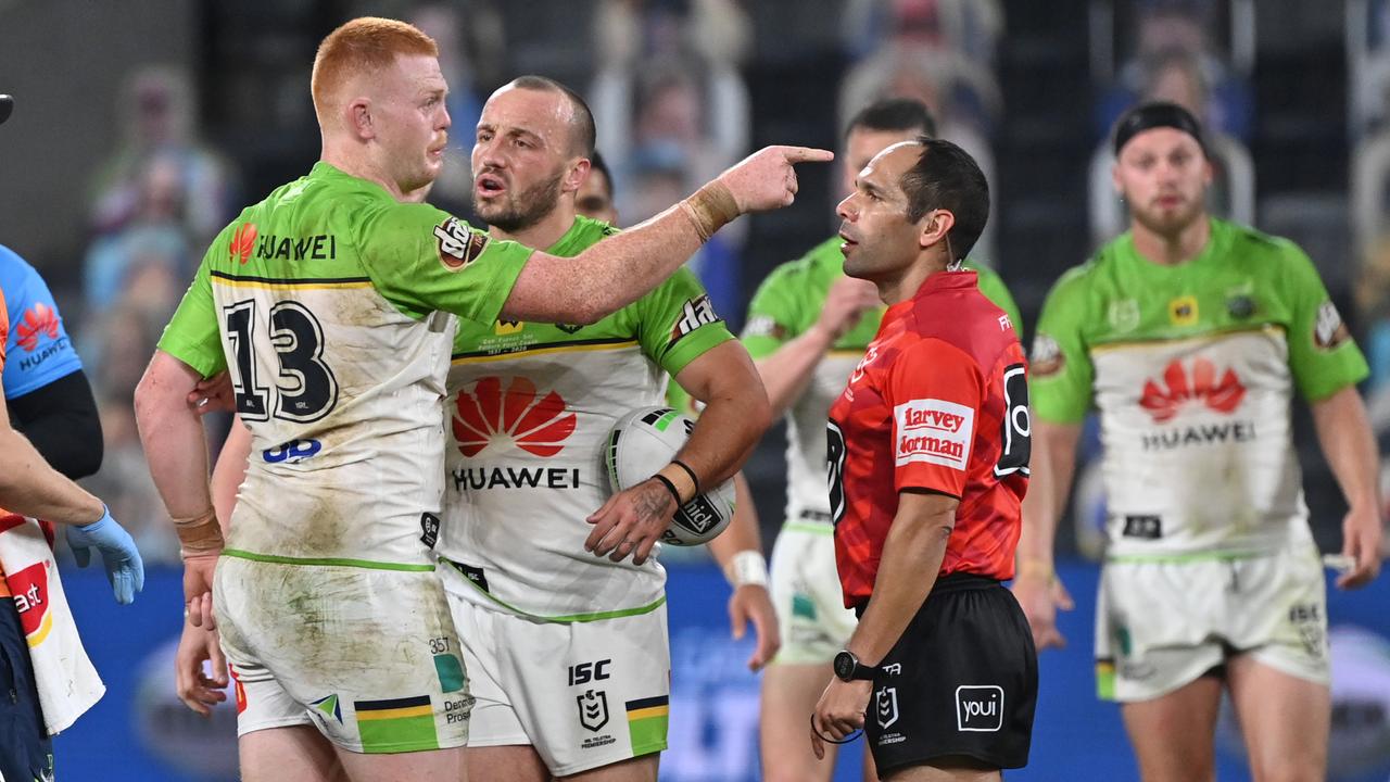 Corey Horsburgh erupts in a game against the Eels in 2020. Picture: NRL Imagery