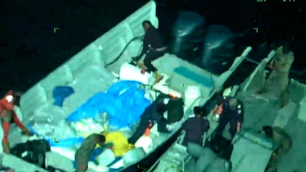 Mexican Navy intercepts many small vessels at sea, carrying tonnes of drugs. Picture: Supplied