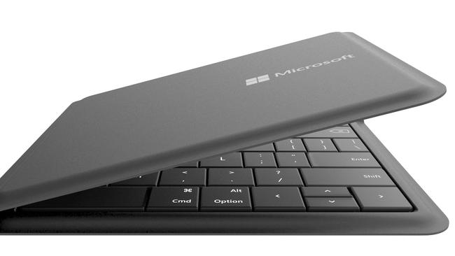 Wallet productivity ... Microsoft's Universal Foldable Keyboard works with Android, iOS and Windows devices.