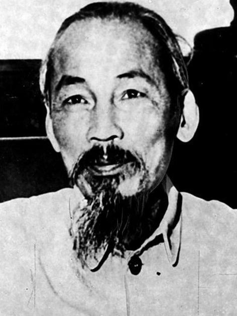 An undated photo of Ho Chi Minh.