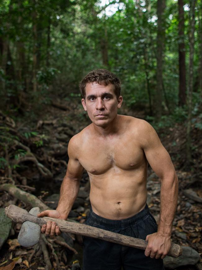 John Plant is the architect and star of the modern day "silent movie" as Primitive Technology on YouTube with 700 million views to his videos. Picture: Marc McCormack