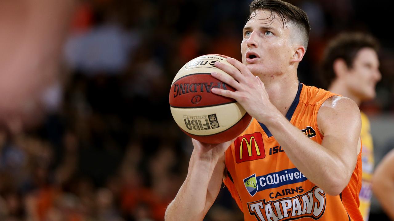 Cairns Taipans v Sydney Kings NBL at the Cairns Convention Centre. Taipans' Shaun Bruce. Picture: Stewart McLean