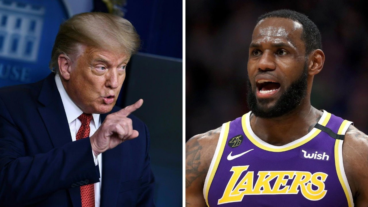 Donald Trump and LeBron James.