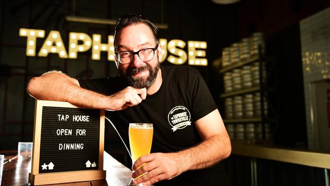 TapHouse manager Dave Hinnrichs is excited to be open for diners again with the easing of COVID-19 restrictions. Picture: Alix Sweeney