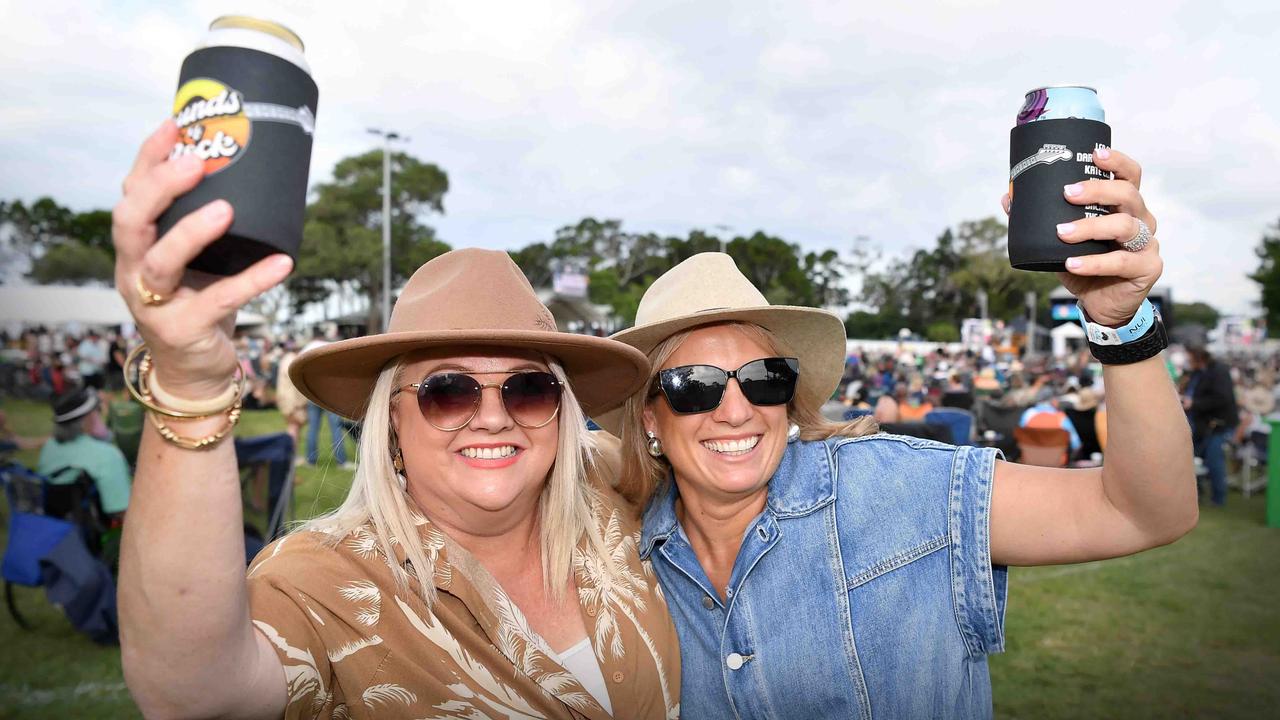 Tania Collishaw and Nikki Paxton at Sounds of Rock 2024 in Hervey Bay. Picture: Patrick Woods.