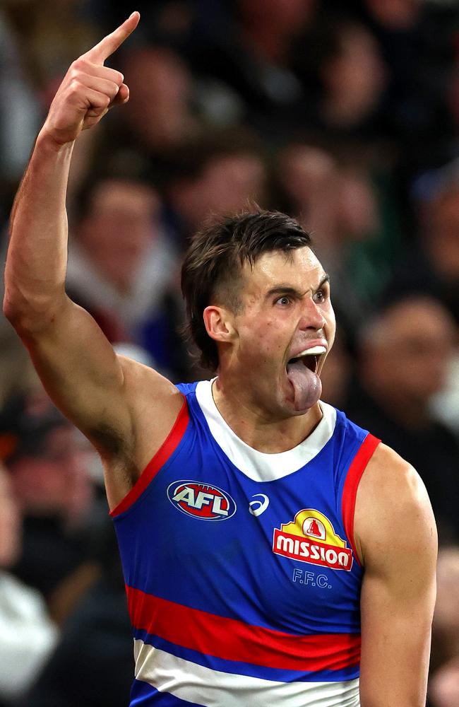 Sam Darcy is set to secure a contract of up to $800,000 a year in a new deal with the Western Bulldogs. Picture: Quinn Rooney/Getty Images