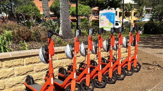 Trials of share scooters are underway in Victoria.