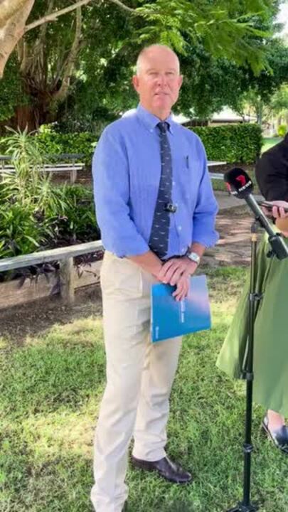 Minister for Primary Industries and LNP Gympie MP Tony Perrett detailing the 25-year blueprint released by the Queensland Government aiming to boost the primary industries sector.