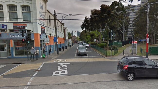 A man was attacked at the corner of Malvern Rd and Bray St in Prahran.