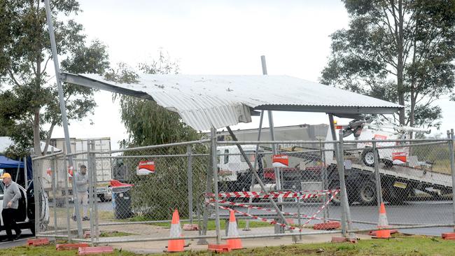 Crash scene on the Hume HWY Partridge VC Rest Area. Photo Jeremy Piper