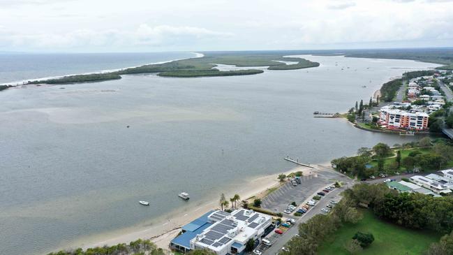 The state government is launching a review of the Bribie Island breakthrough, with public consultation. Picture: Patrick Woods.