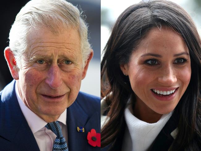 Britain's Prince Charles will walk Meghan Markle down the aisle. Picture: AFP