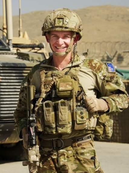 Captain William Michael Howieson, 29, pictured on an earlier deployment in Kabul, Afghanistan. Picture: ADF/Supplied ID verified in court by reporter Craig Dunlop