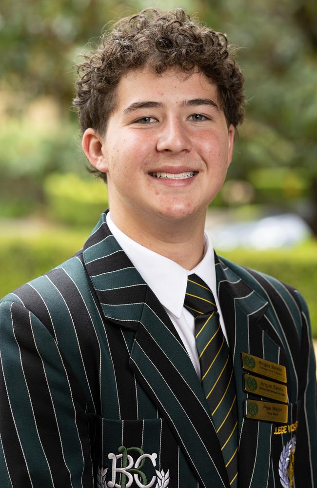 Angus Seeto, Brisbane Boys College captain. Picture: Brody Grogan