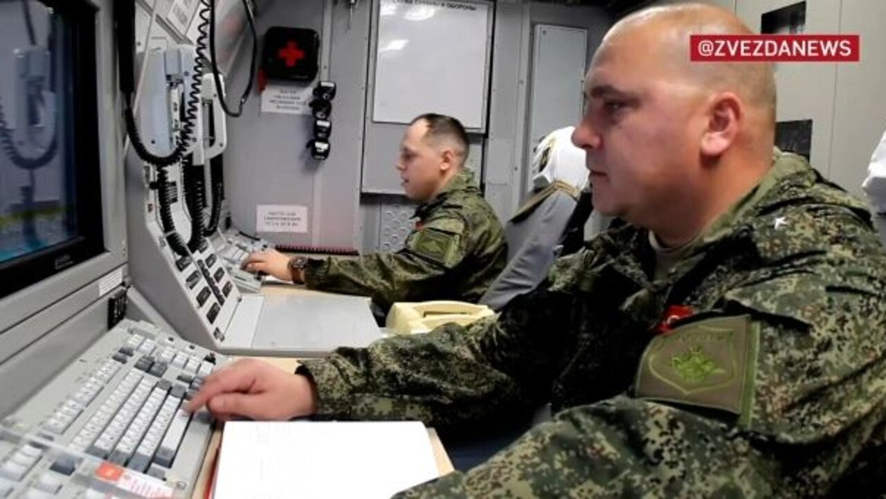 Russian soldiers at missile control. Picture: Zvezda News