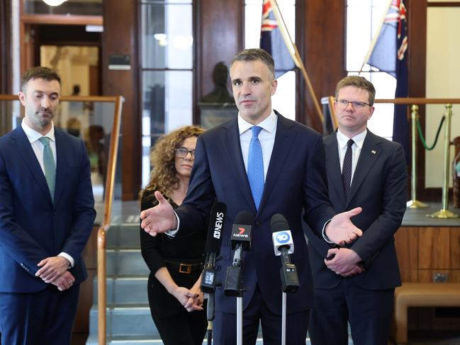 SA Premier Peter Malinauskas announced that the state’s major emergency declaration ended about 12.30pm on Tuesday. Picture: NCA NewsWire / David Mariuz