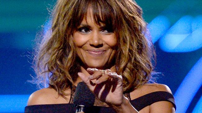 Halle Berry speaks onstage during the 2016 MTV Movie Awards.