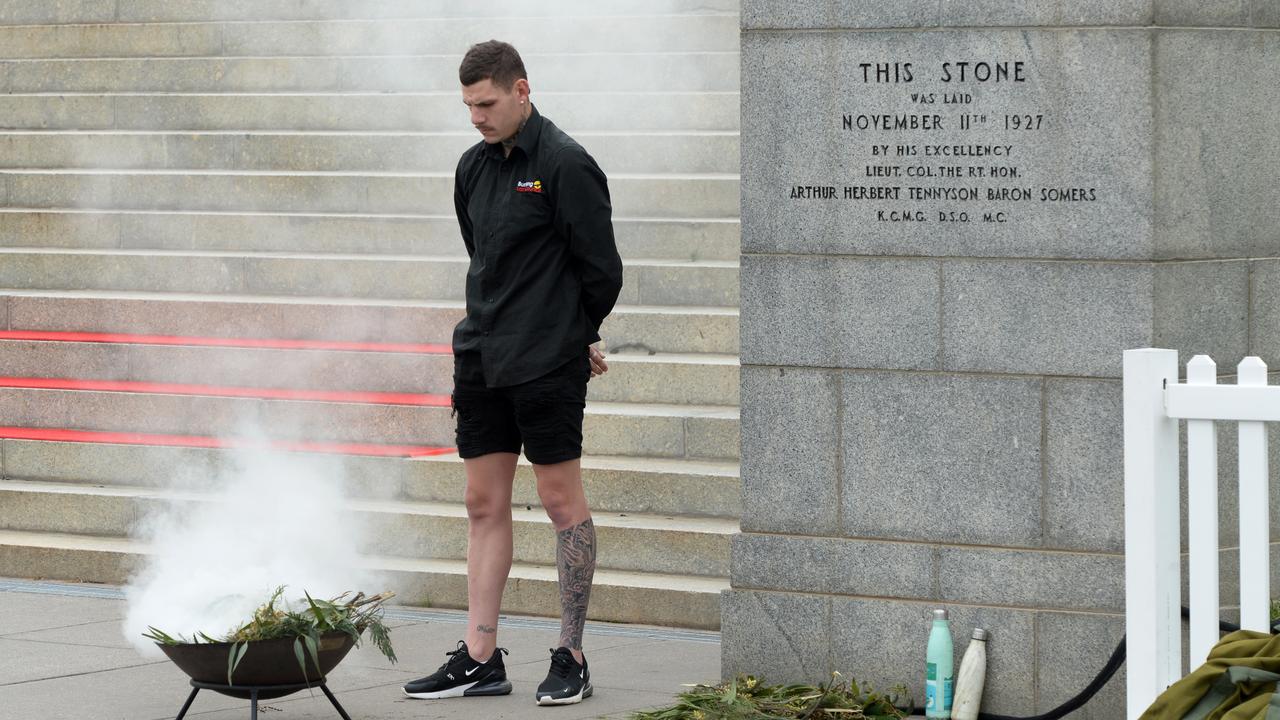 Remembrance Day commemorations at the Shine. Picture: Andrew Henshaw