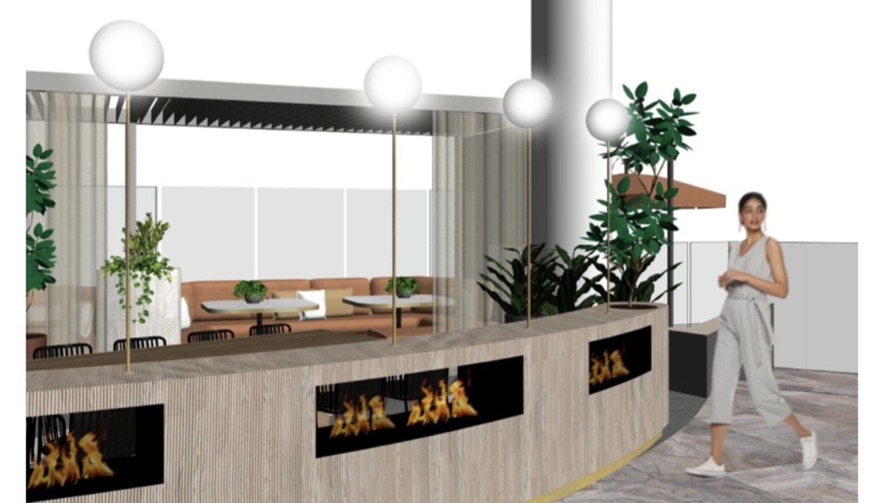 An artist’s impression of the bar area at BOS.