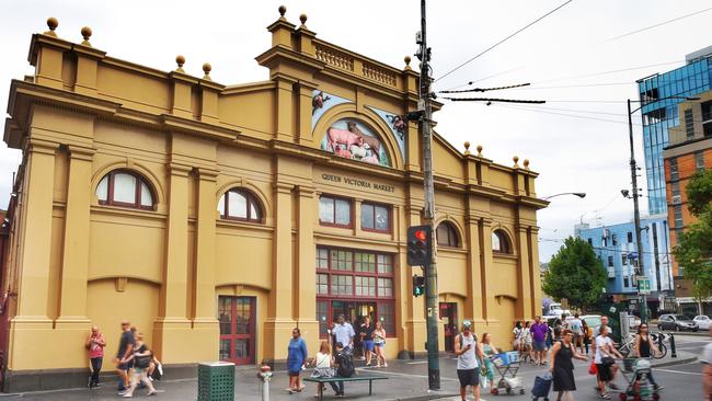 Queen Victoria Market is one of the nine sites where security will be bolstered. Picture: Tony Gough