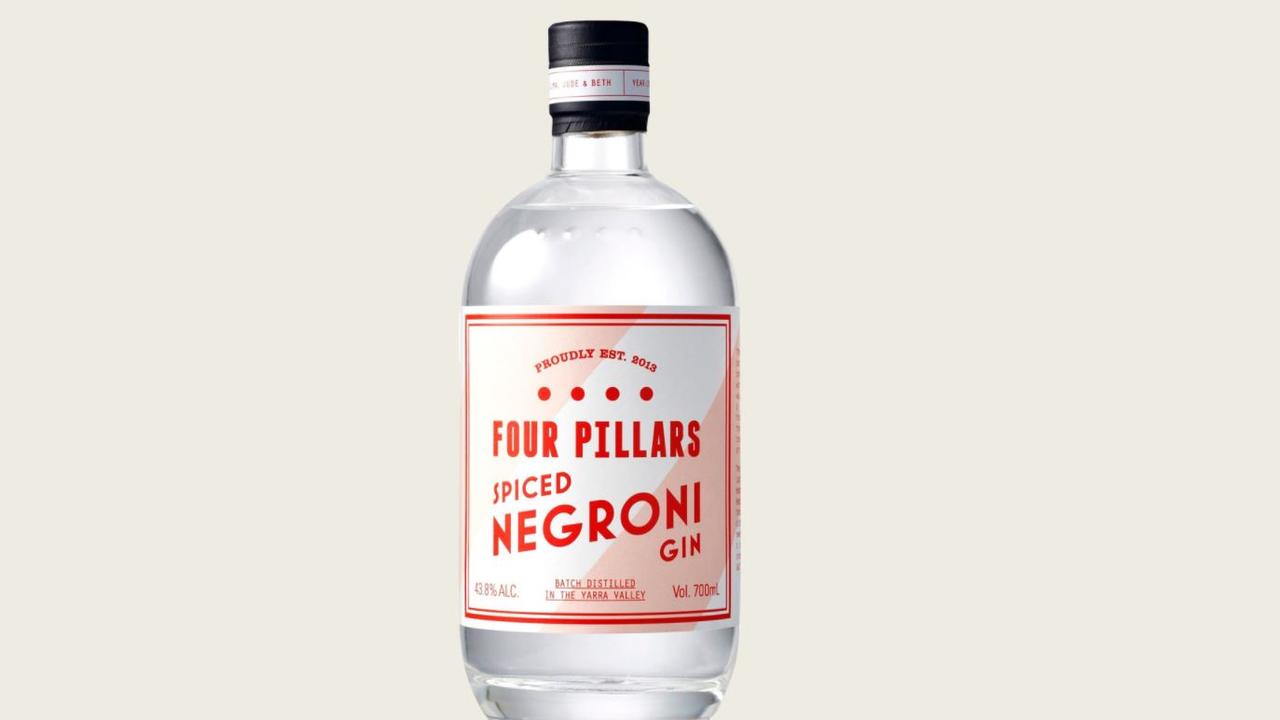 Four Pillars Bartender Series Spiced Negroni Gin. Image: BWS.