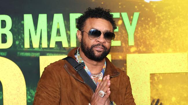 LOS ANGELES, CALIFORNIA - FEBRUARY 06: Shaggy attends Paramount Pictures' "Bob Marley: One Love" premiere at Regency Village Theatre on February 06, 2024 in Los Angeles, California. (Photo by Leon Bennett/Getty Images)