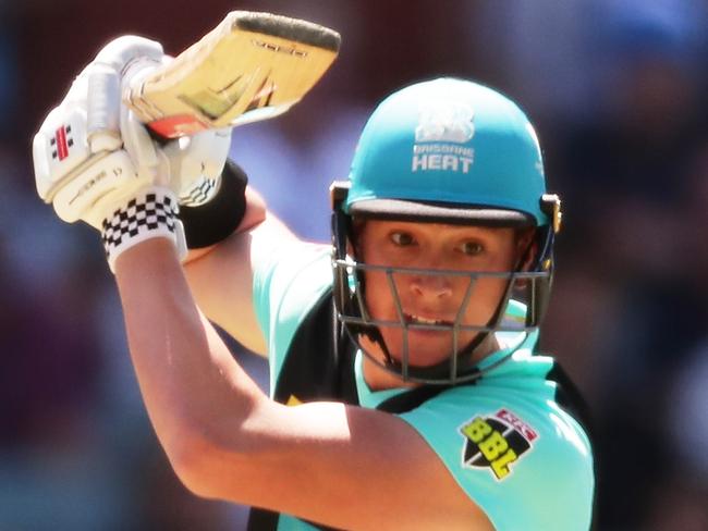 ADELAIDE, AUSTRALIA - JANUARY 17: Matt Renshaw of the Heat bats during the Big Bash League match between the Adelaide Strikers and the Brisbane Heat at the Adelaide Oval on January 17, 2020 in Adelaide, Australia. (Photo by Matt King/Getty Images)