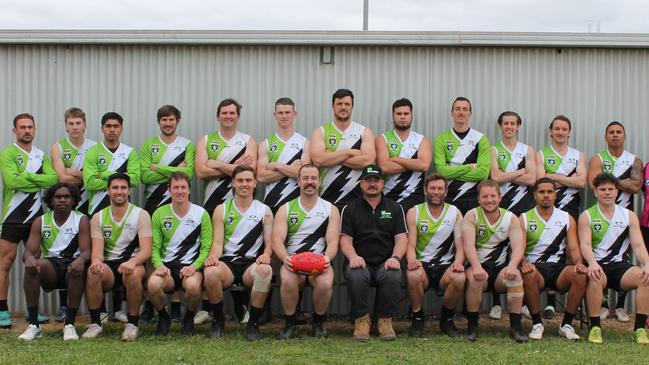 The Jeparit Rainbow squad. Picture: Jeparit Rainbow Football Club.