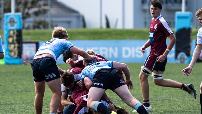 The second match of he Waratahs v Reds U15s match was a thriller, Picture: Waratahs Media