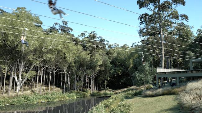 Riders will travel at speeds of up to 60km/h.