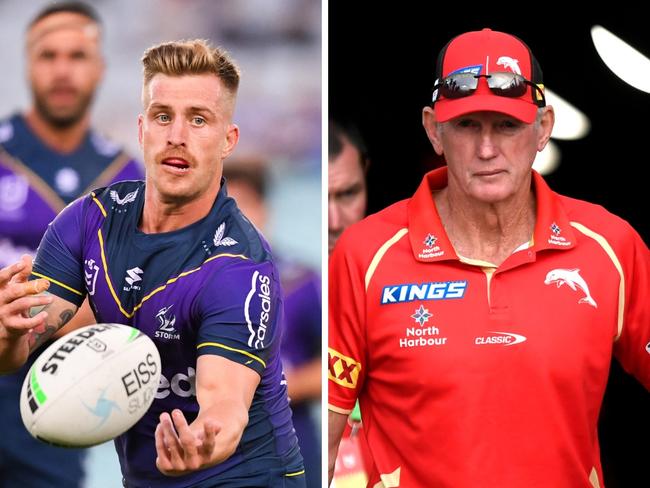 Cameron Munster and Wayne Bennett.