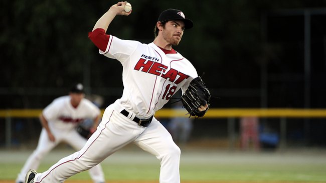 The Perth Heat have been beaten again with Sydney Blue Sox pitcher