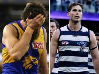 Key men Josh Kennedy and Tom Hawkins need to regain their form for their teams to win the flag.