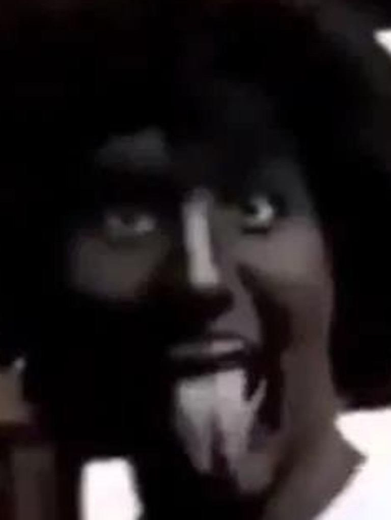 Grab from video of Justin Trudeau dancing in blackface. Picture: Supplied