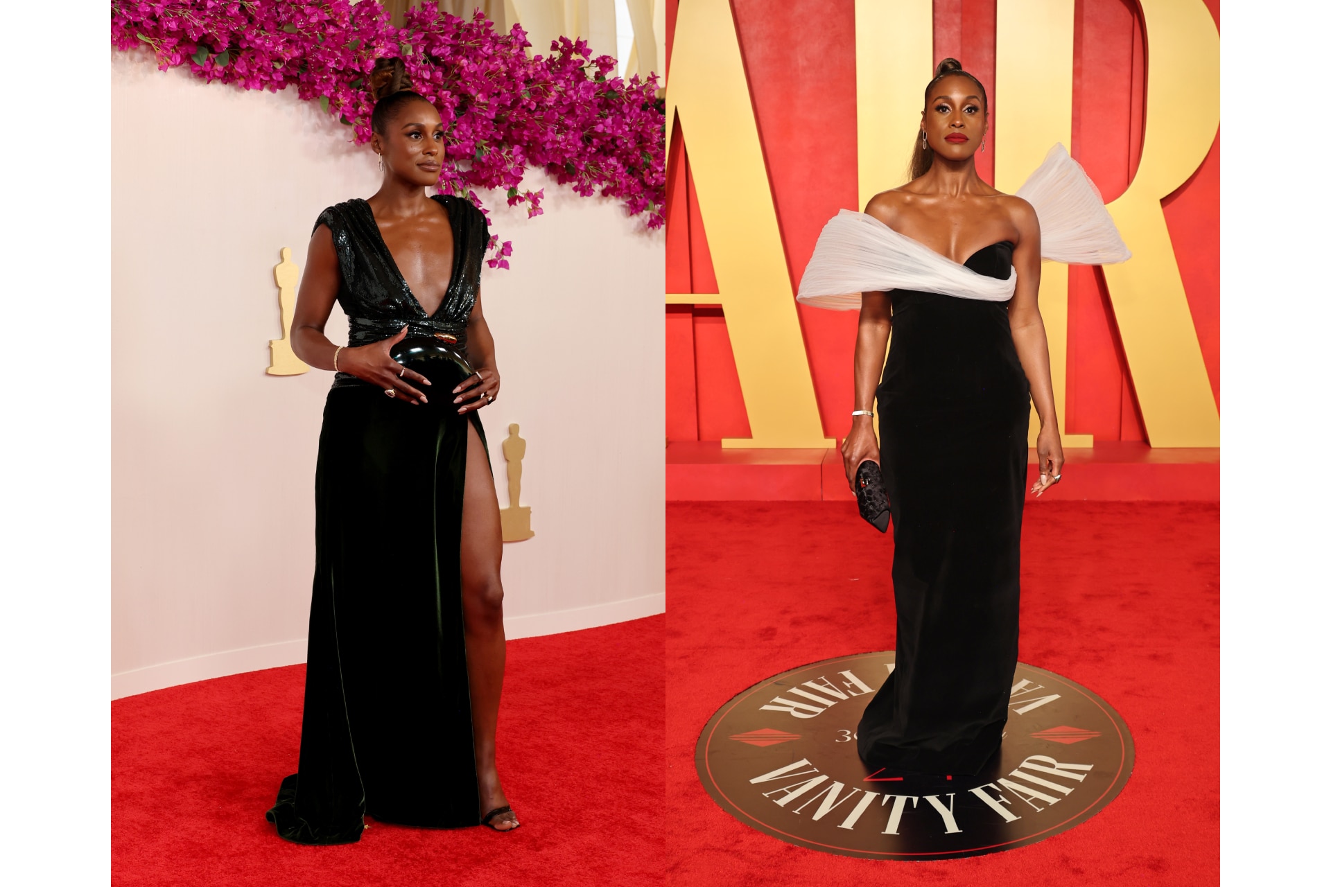 <h3><b>Issa Rae wears Ami Paris at the Oscars and Valdrin Sahiti at the </b><b><i>Vanity Fair </i></b><b>after party</b></h3>